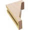 Ekena Millwork 3"W x 6"D x 9"H Classic Burlington Rough Cedar Woodgrain TimberThane Corbel, Primed Tan CORUR03X06X09BURRCPR - alternate 3